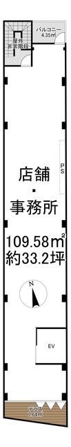 【港区・麻布十番駅徒歩2分】都営大江戸線・南北線　南向き・飲食店可・角部屋・1フロア1テナント・居抜き・EV